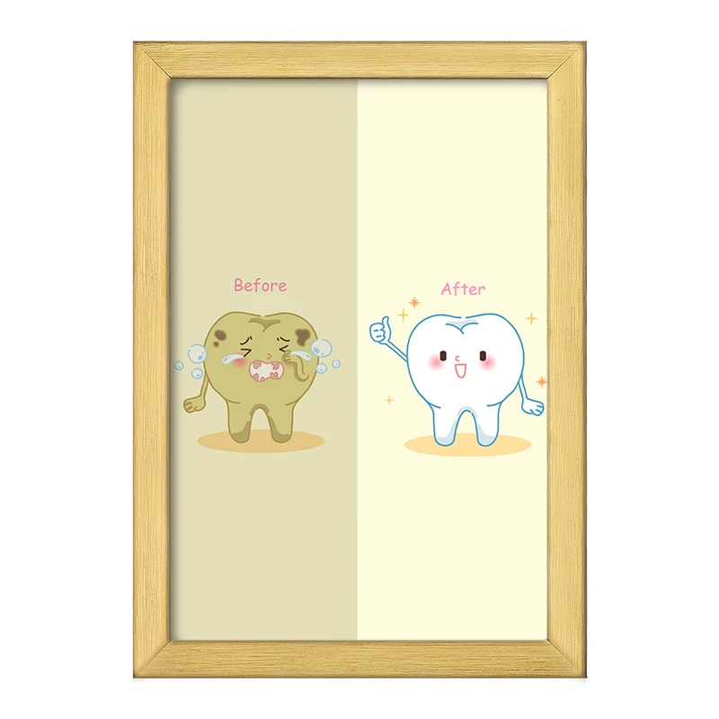 تابلو خندالو طرح دندان و دندان پزشکی کودکانه کد 36713