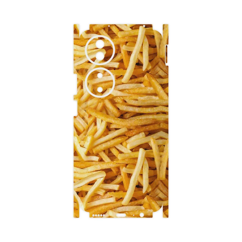 برچسب پوششی ماهوت مدل French fries-FullSkin مناسب برای گوشی موبایل آنر X7b