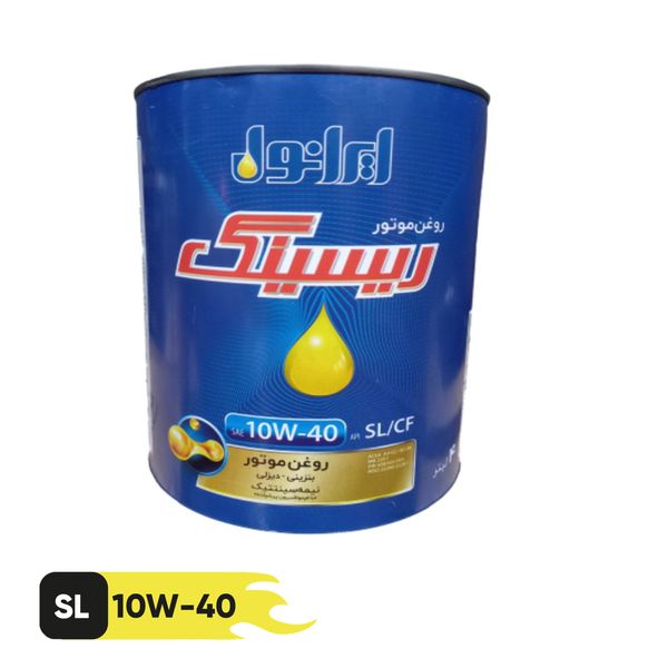 روغن موتور خودرو ایرانول مدل Racing 10W-40 حجم 4 لیتر