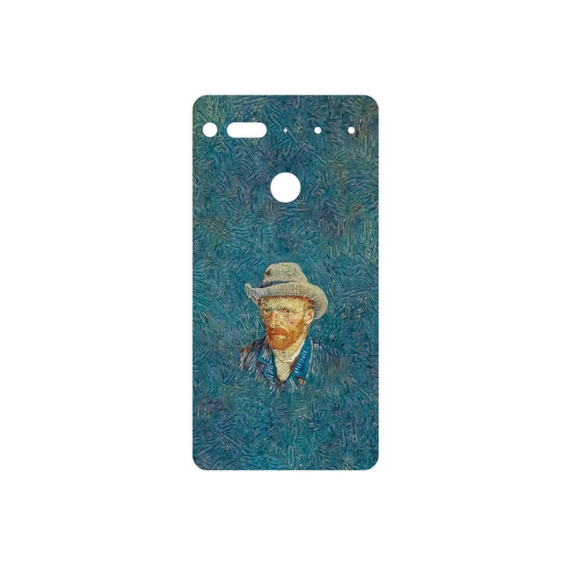 برچسب پوششی ماهوت مدل Self portrait with a gray felt hat مناسب برای گوشی موبایل اسنشال PH1