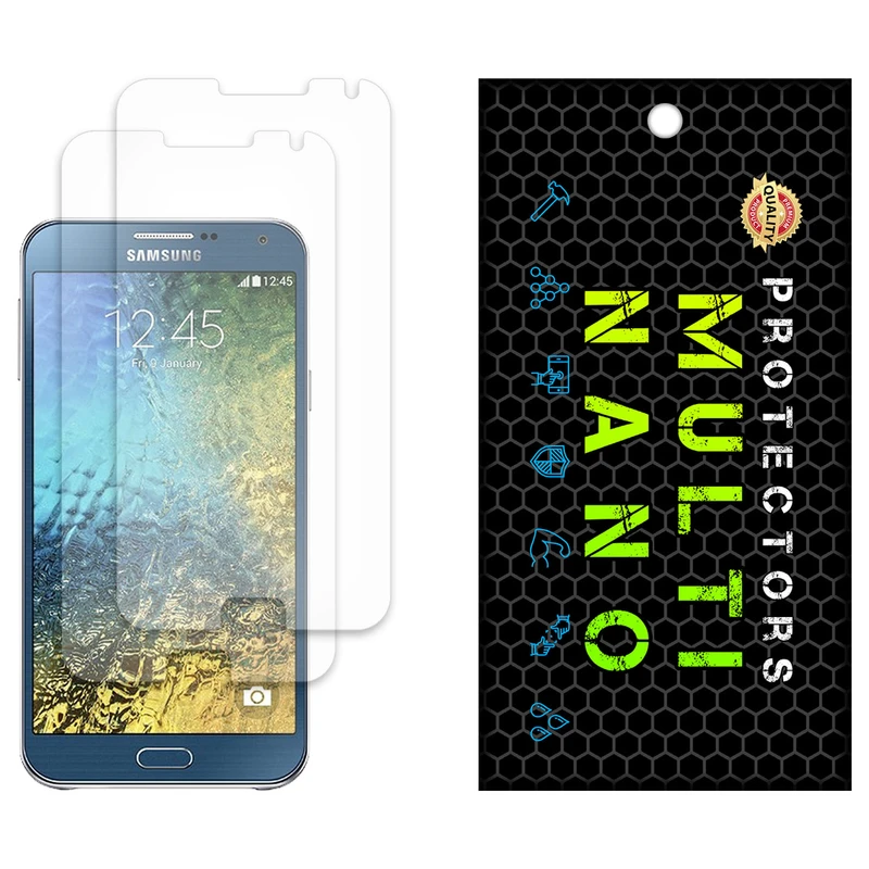 محافظ صفحه نمایش مات مولتی نانو مدل X-S2M مناسب برای گوشی موبایل سامسونگ Galaxy E7 بسته دو عددی