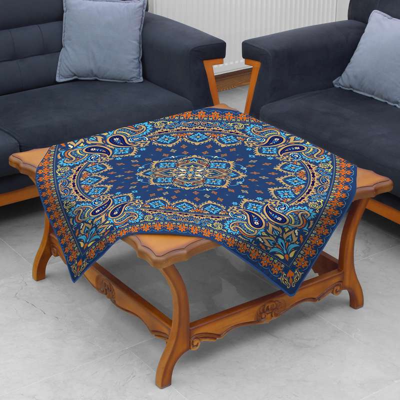 رومیزی طرح ترمه سنتی کد 9962