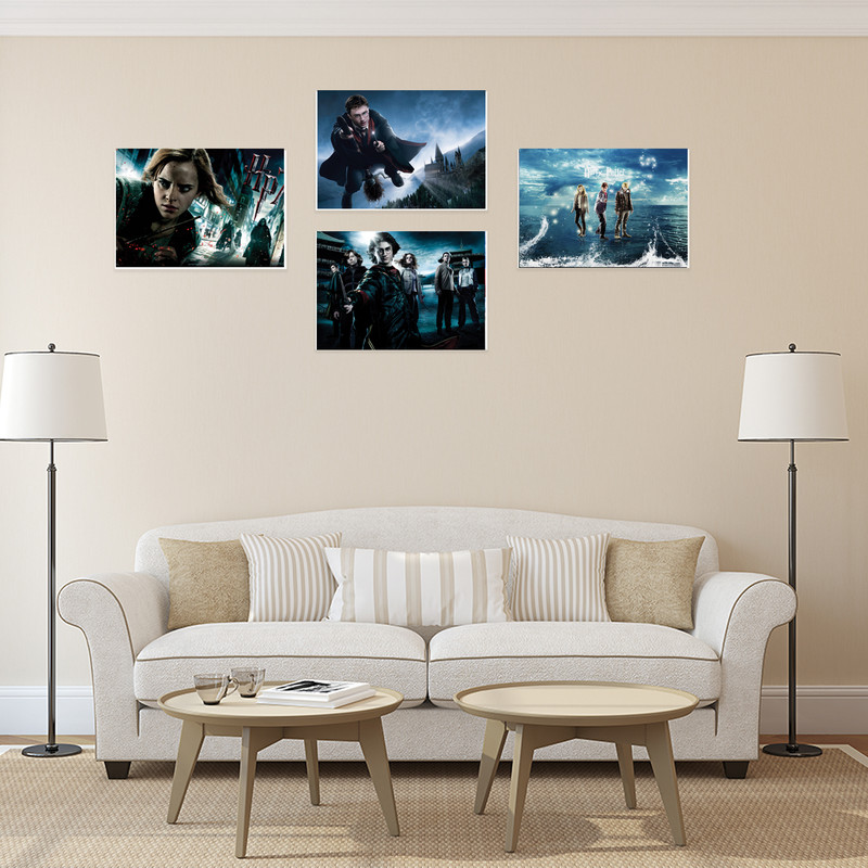 پوستر طرح هری پاتر کد A-2002 مجموعه 4 عددی