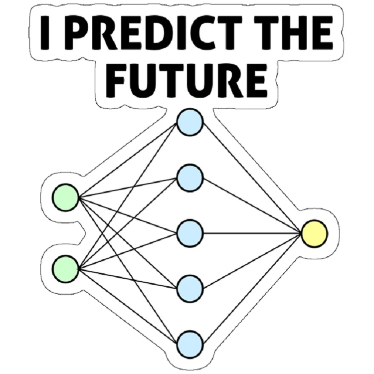 استیکر لپ تاپ مدل !Neural Network Machine Learning: Predict The Future