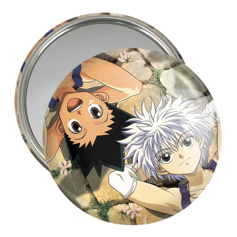 آینه جیبی خندالو مدل گون و کیلوا انیمه هانتر ایکس هانتر Hunter × Hunter  کد 11949