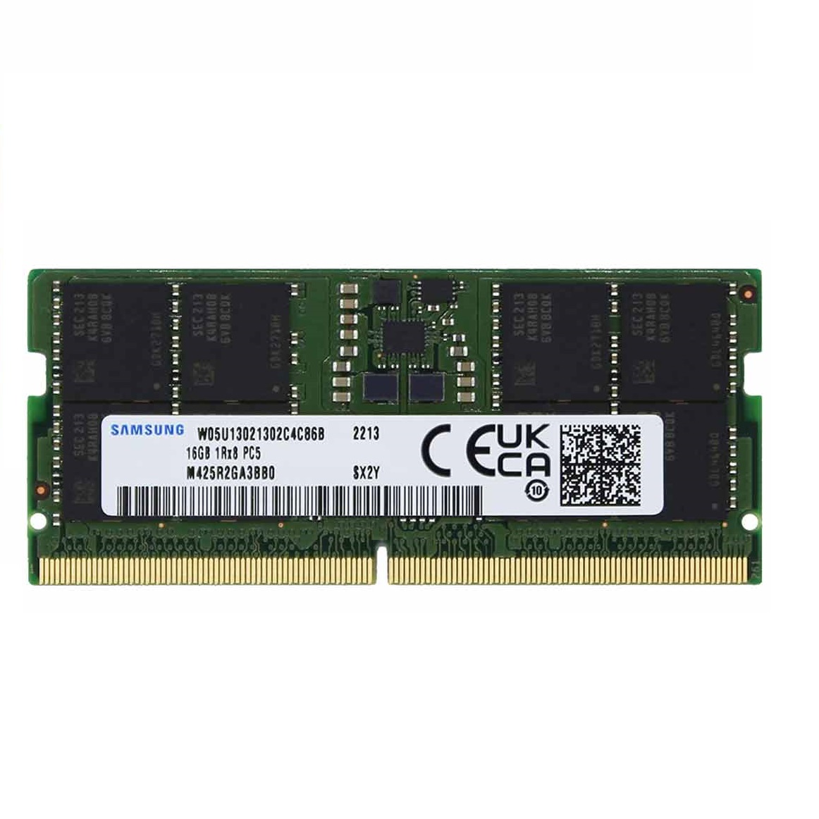 رم لپتاپ DDR5 تک کاناله 5600 مگاهرتز CL40 سامسونگ مدل M425R2GA3BB0-CWM0D ظرفیت 16 گیگابایت