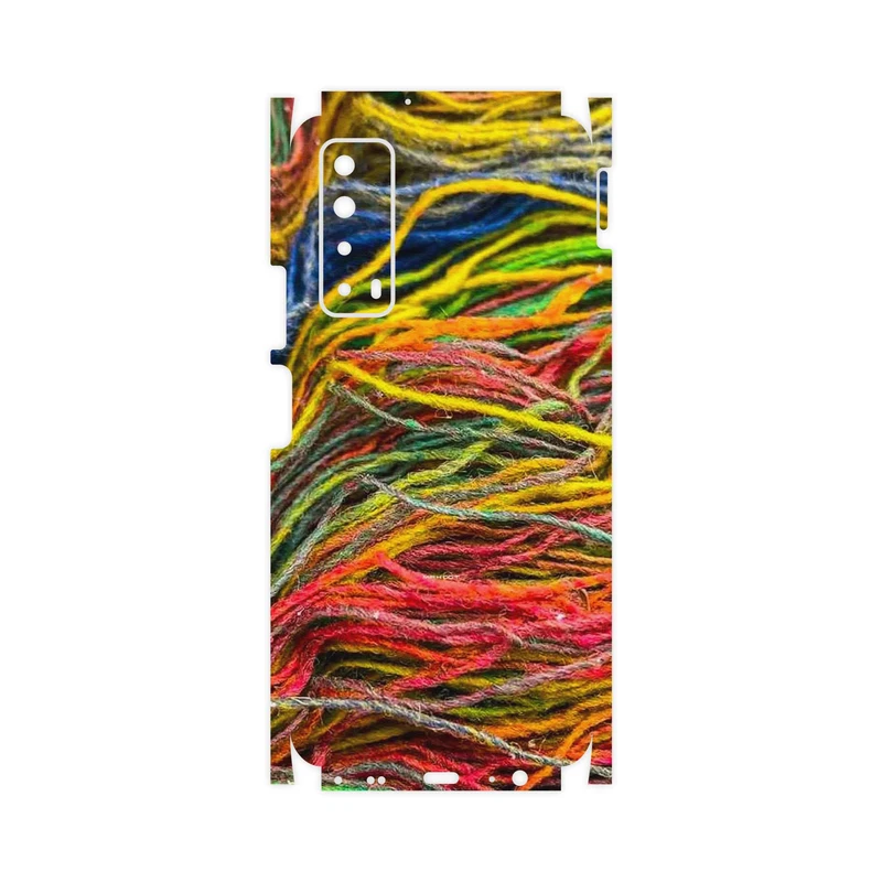 برچسب پوششی ماهوت مدل Fabric Texture 9-FullSkin مناسب برای گوشی موبایل هوآوی Y7a