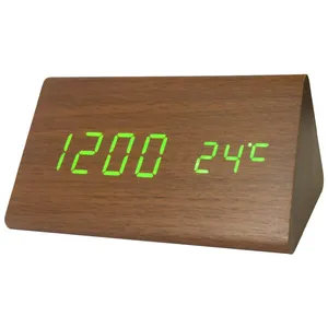 ساعت رومیزی کیمیت مدل Woody 861BGreen سایز 70×150