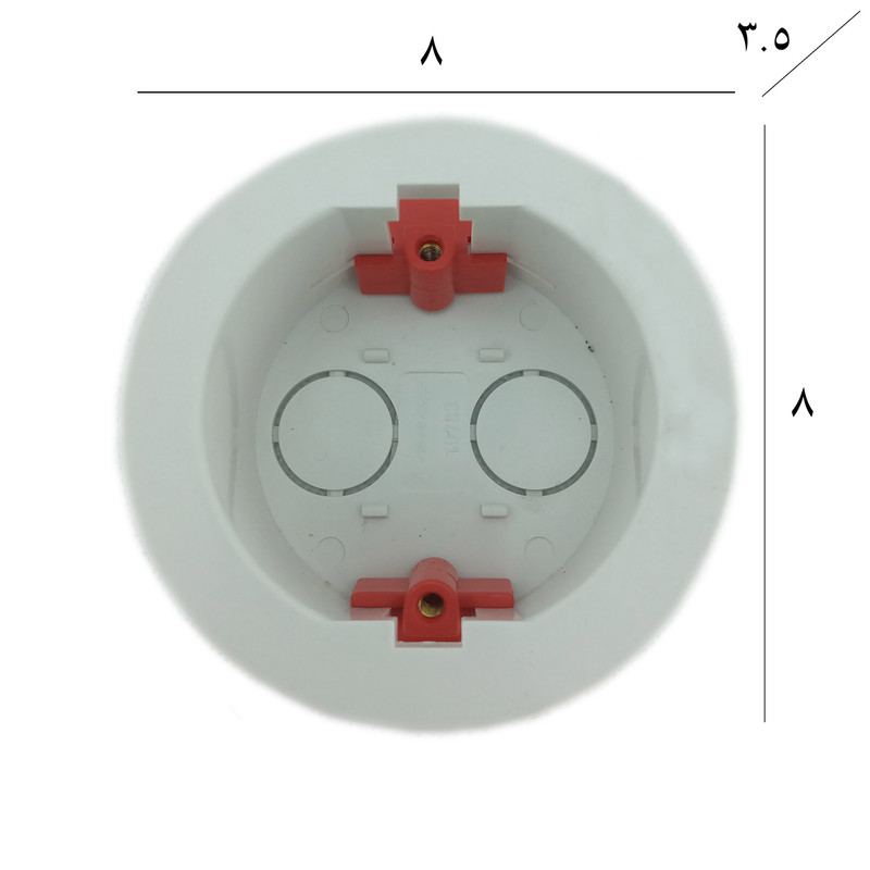 قوطی کلید و پریز کناف مدل ضد حریق بسته 10 عددی