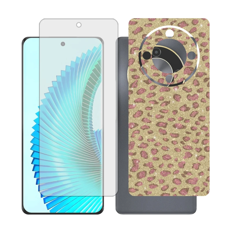 محافظ صفحه نمایش مات گلس مدل Together مناسب برای گوشی موبایل آنر X9b به همراه برچسب پوششی پشت گوشی