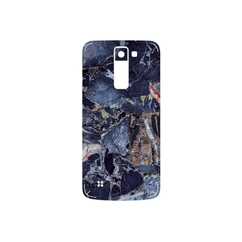 برچسب پوششی ماهوت مدل Broken black marble مناسب برای گوشی موبایل ال جی K8