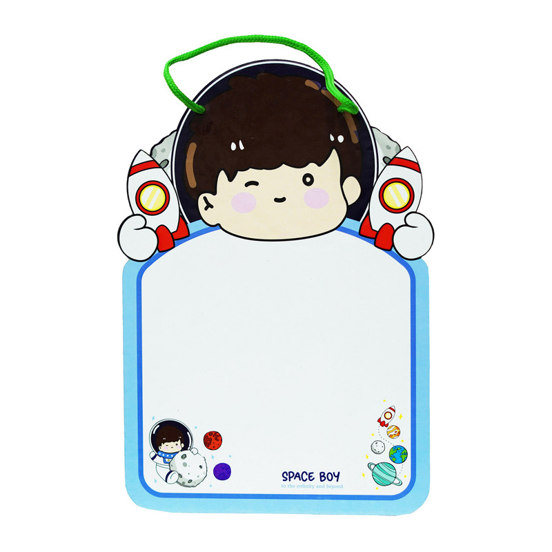 تخته وایت برد مدل پسر فضانورد سایز 20 × 30 سانتیمتر