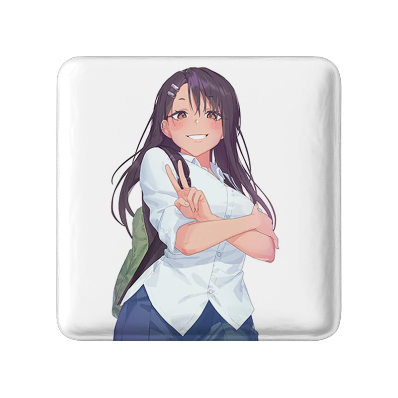 مگنت خندالو طرح ناگاتارو انیمه ناگاتورو مدل مربعی کد 34003