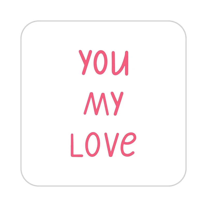 زیر لیوانی کاکتی طرح عاشقانه مدل mp39728