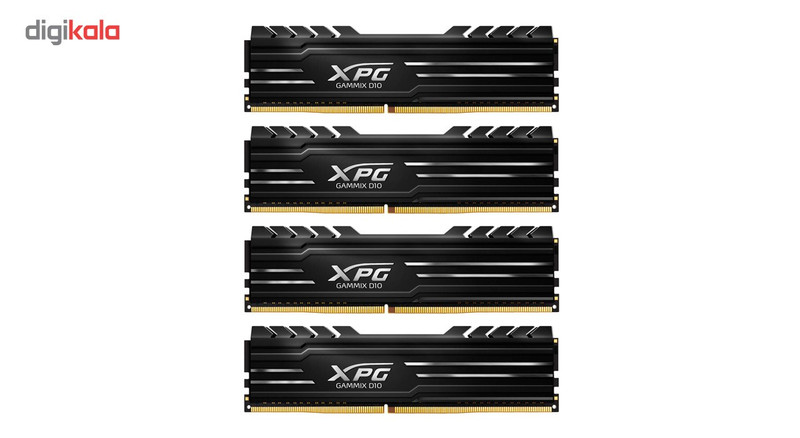 رم کامپیوتر دو کاناله DIMM ای دیتا مدل XPG GAMMIX D10 با فرکانس 2666 مگاهرتز ظرفیت 32 گیگابایت