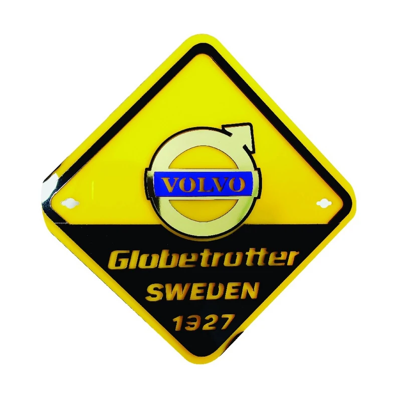 آرم تزئینی طرح لوزی پلکسی برجسته مدل VOLVO-Y3