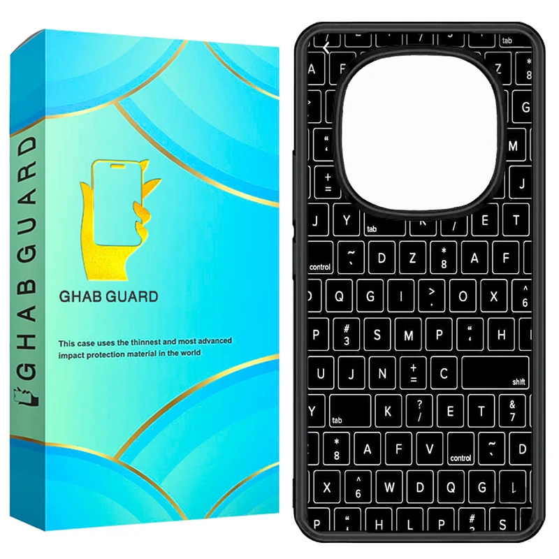 کاور قاب گارد طرح کیبورد مدل GN14P مناسب برای گوشی موبایل شیائومی Redmi Note 14 Pro 5G / Note 14 Pro Plus 5G