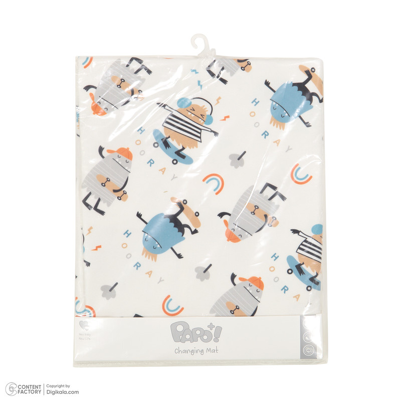 زیرانداز تعویض نوزاد پاپو مدل Anisa سایز 75X75 سانتی متر