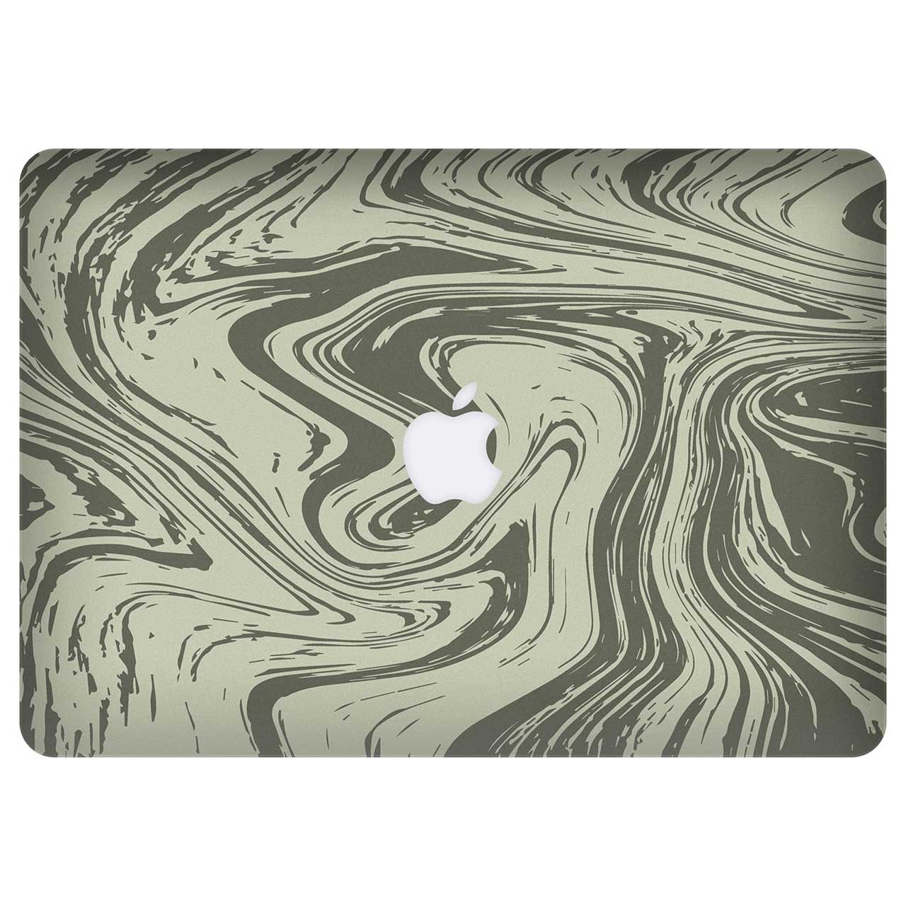 برچسب تزئینی ونسونی مدل Sage Marble مناسب برای مک بوک ایر 13 اینچی