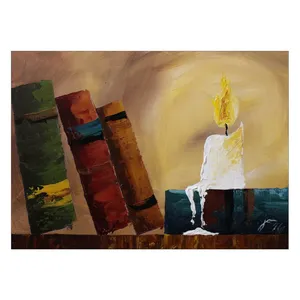 Wensoni Old Bookshelf Art Chassis Size 50 x 70 Cm