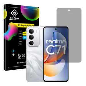 ARKA GLASS Tough model privacy screen protector suitable for Realme C71 mobile phone