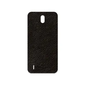 MAHOOT Dark-Brown-Leather Cover Sticker for Nokia C1
