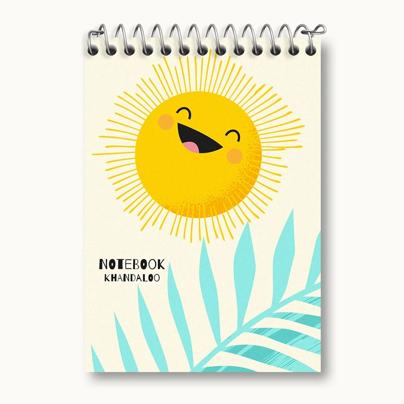 دفتر یادداشت 50 برگ خندالو مدل خورشید کیوت کد N1497