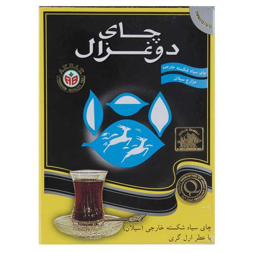 چای دو غزال مدل Earl Grey بسته 100 گرمی