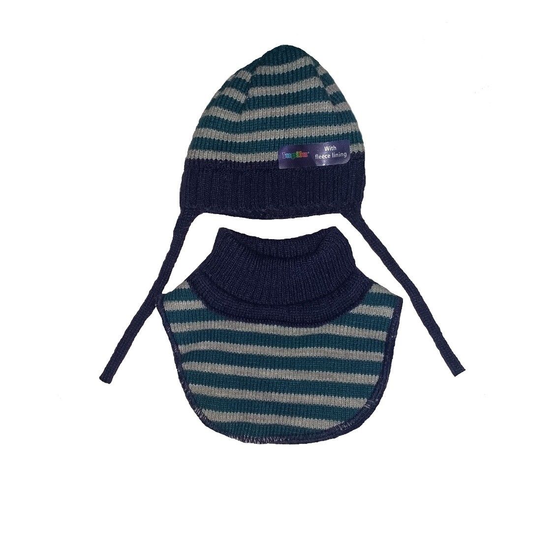 ست کلاه و شال گردن بافتنی نوزادی لوپیلو مدل lki4 -  - 1