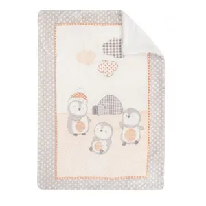 پتو نوزاد کیکابو مدل pingui family سایز 80x110 سانتی متر