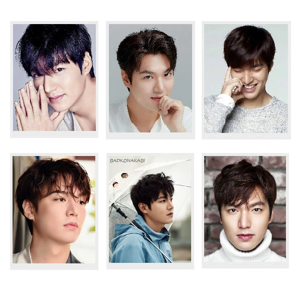 پوستر دیواری بادکنک آبی طرح لی مین هو مدل Lee Min-ho1 مجموعه شش عددی