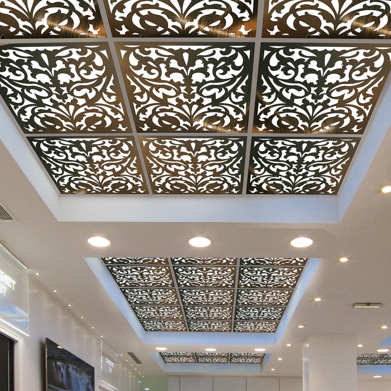 تایل سقفی آسمان مجازی بنی دکو مدل MC21 سایز 60x60 سانتی متر
