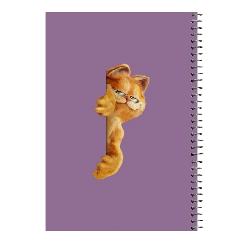 دفتر مشق 80 برگ اس جی مدل گارفیلد کد۱     