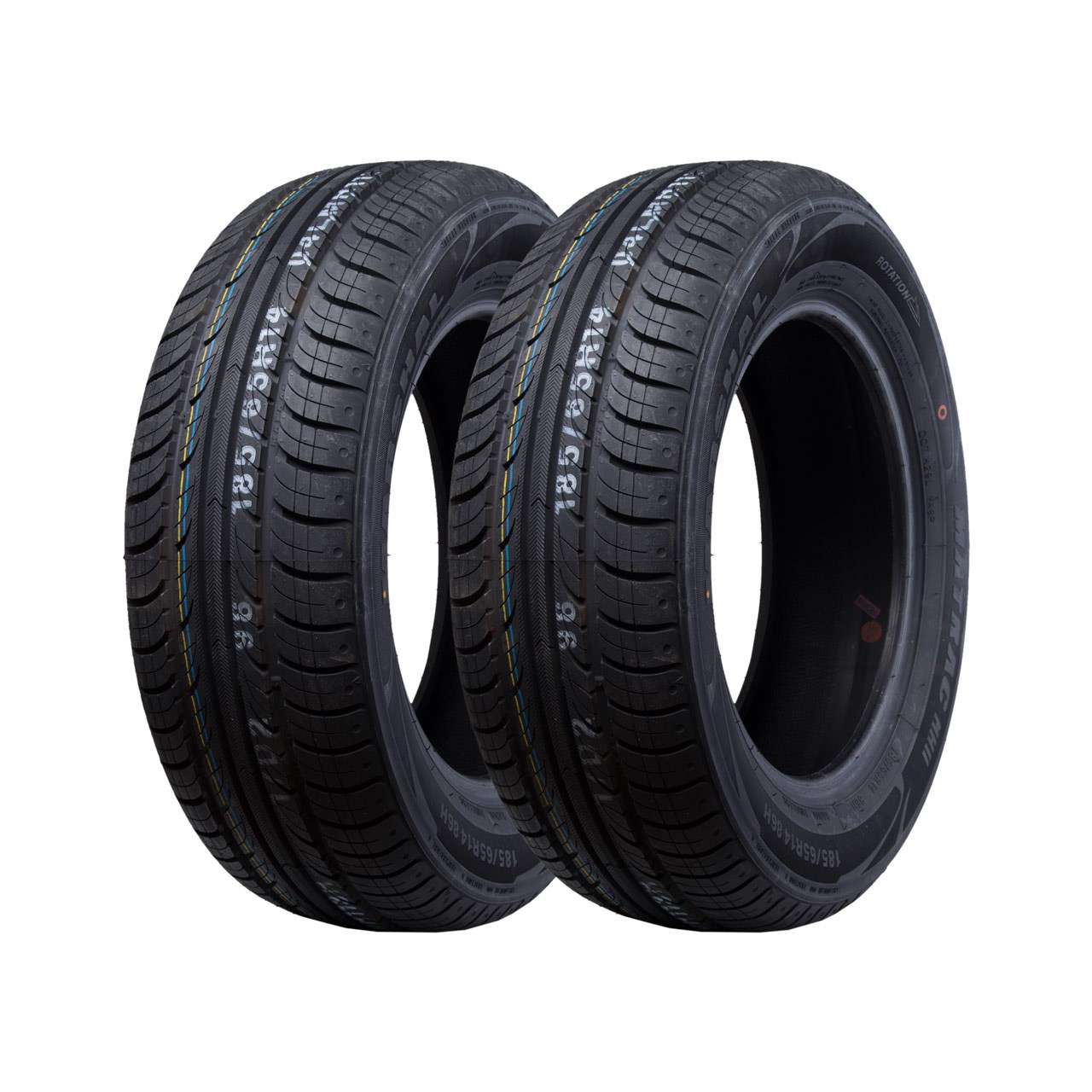 لاستیک خودرو مارشال مدل MH 11 سایز  185/65R14 - دو حلقه