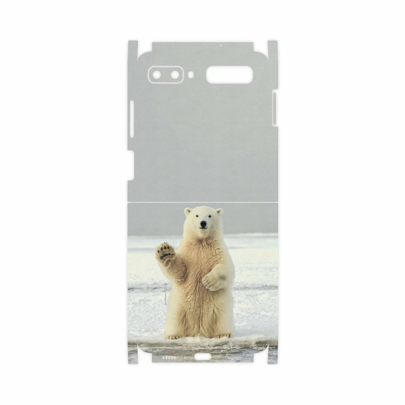 برچسب پوششی ماهوت مدل Polar-bear-FullSkin مناسب برای گوشی موبایل سامسونگ Galaxy Z Flip