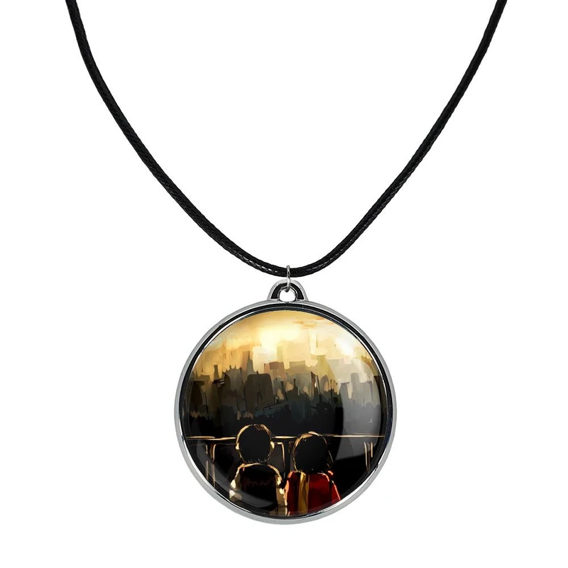 گردنبند خندالو مدل ساتورو و کایو انیمه اریزد کد 3220232203