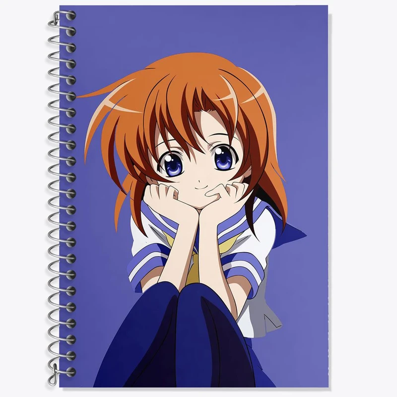 دفتر زبان 50 برگ خندالو مدل سه خط طرح رنا انیمه هیگوراشی وقتی اشک می ریزد کد 18136