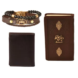 ست هدیه طرح تولد آبان کهن چرم  مدل m109- 8