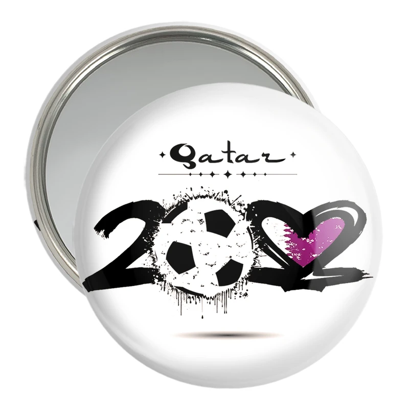 آینه جیبی خندالو مدل جام جهانی  کد 20732