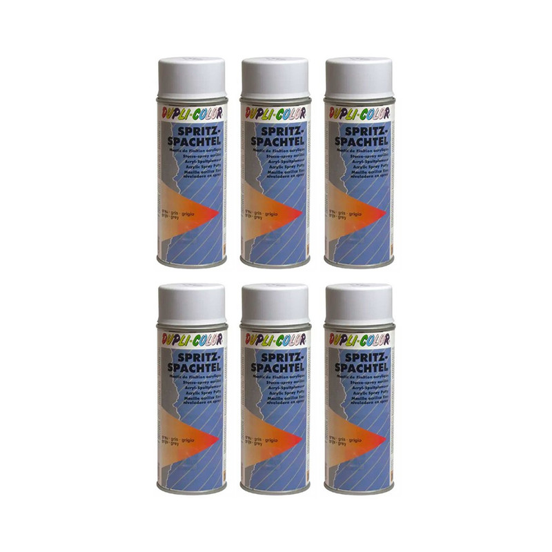 اسپری رنگ بتونه دوپلی کالر مدل spritz حجم 400 میلی لیتر  مجموعه 6 عددی