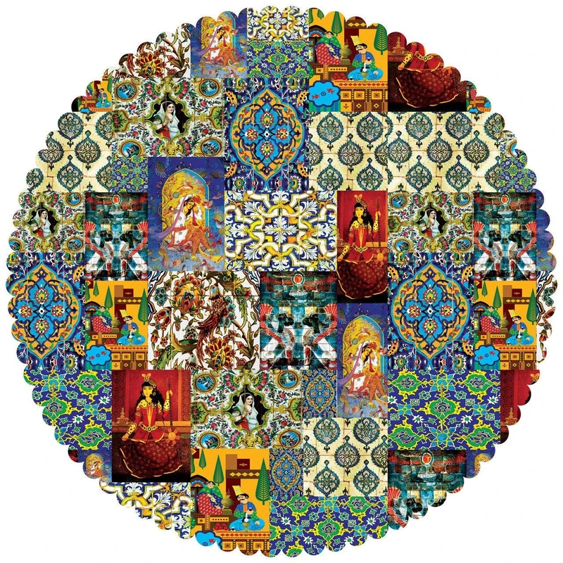 رومیزی رنس مدل T2-42132 سایز 90x95 سانتی متر