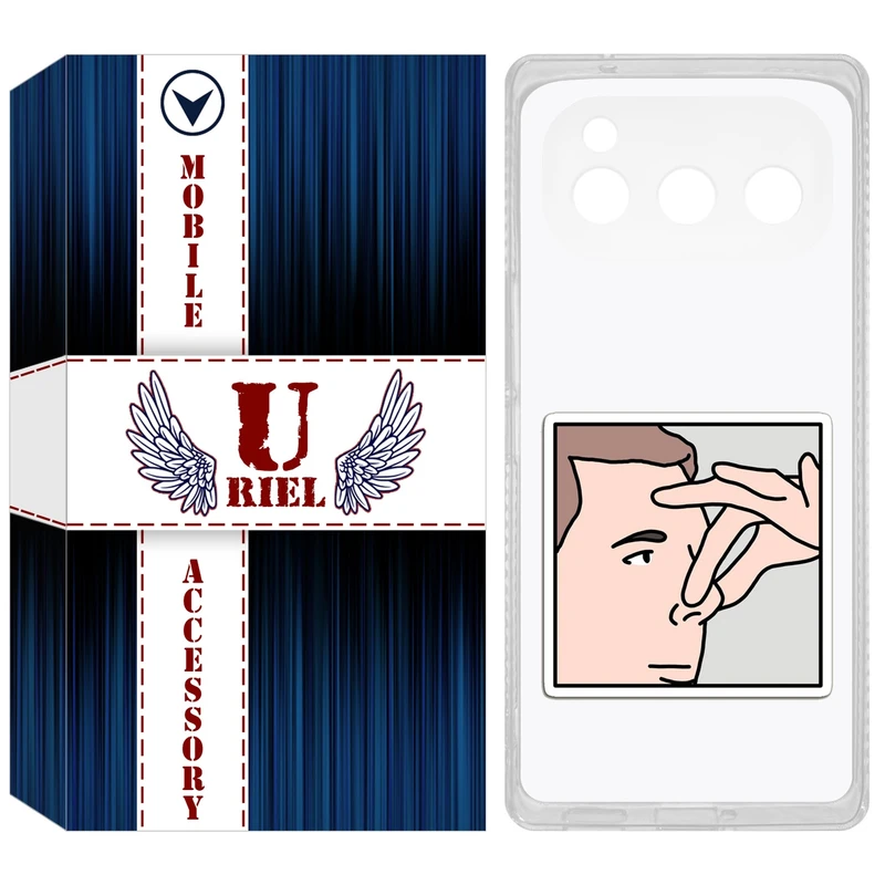 کاور یوریل مدل Clear کد 87 طرح دماغ مناسب برای گوشی موبایل داریا Bond