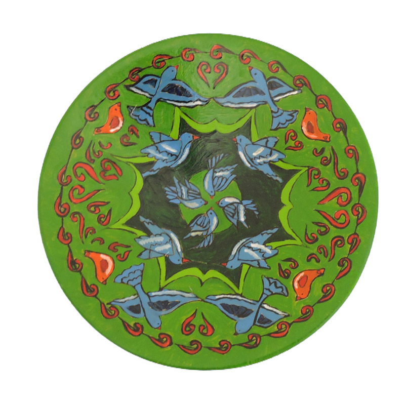 بشقاب دیوارکوب سفالي کد NM-117