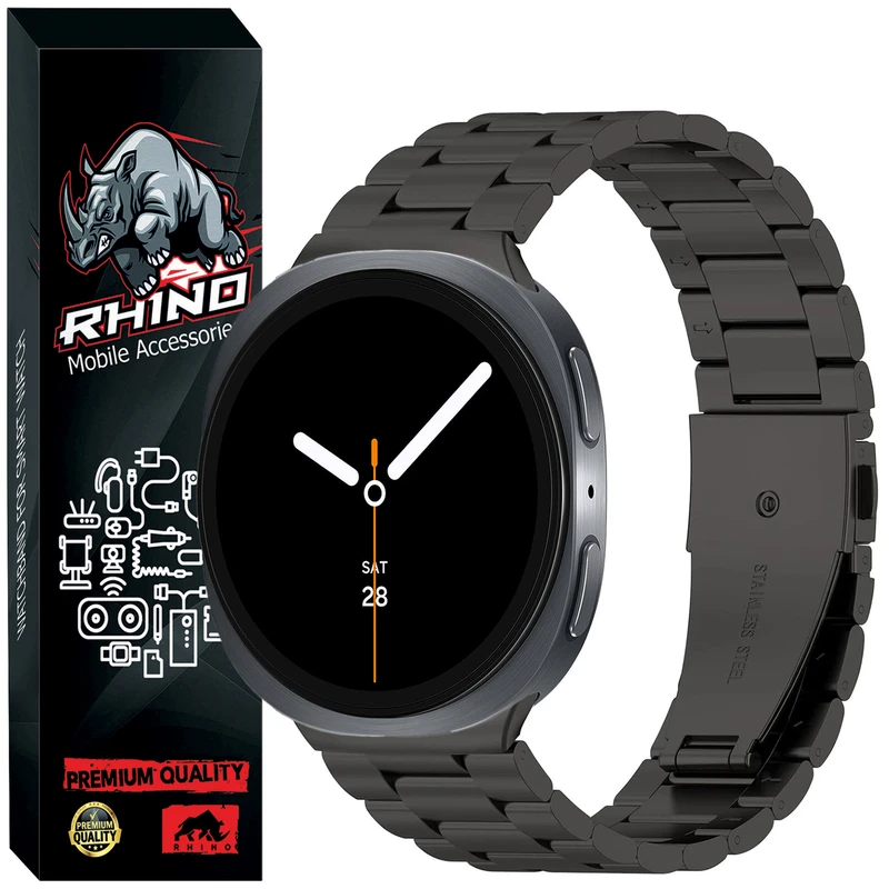 بند راینو مدل 3Bead-W8 مناسب برای ساعت هوشمند سامسونگ Galaxy Watch 8 40mm / 44mm