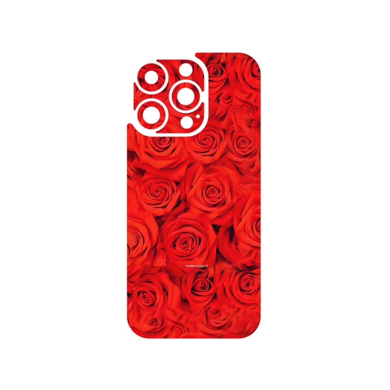 برچسب پوششی ماهوت مدل Red_Flower مناسب برای گوشی موبایل اپل iPhone 16 Pro