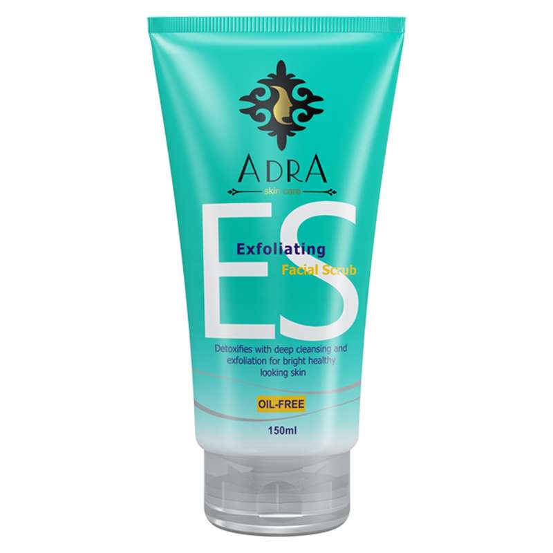 اسکراب لایه بردار صورت آدرا حاوی عصاره پوست گردو مدل ES حجم 150 میلی لیتر اسکراب لایه بردار صورت آدرا حاوی عصاره پوست گردو مدل ES حجم 150 میلی لیتر