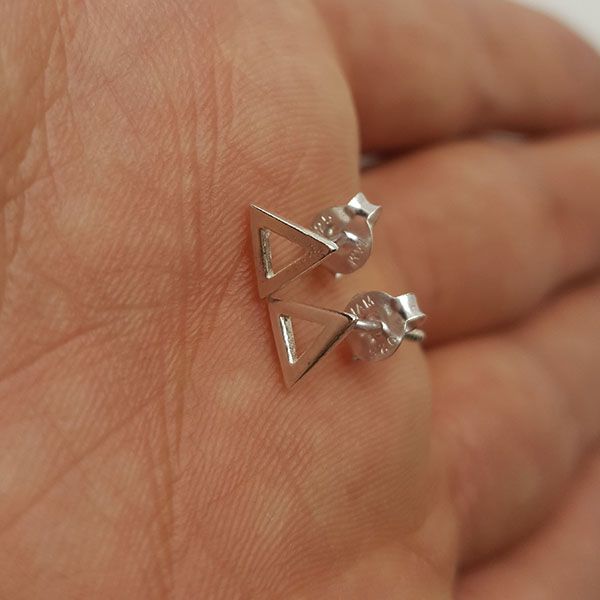 گوشواره نقره زنانه آی ام مدل AL1103 -  - 2