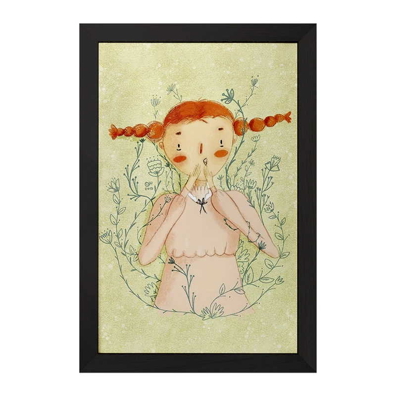 تابلو خندالو مدل جودی آبوت Judy Abbott کد 31140