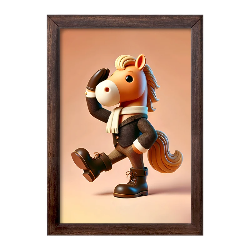 تابلو خندالو طرح اسب کد F9305