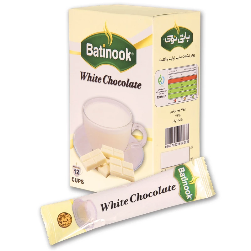 وایت چاکلت باتی نوک بسته 12 عددی